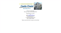 Desktop Screenshot of castlechalet.com